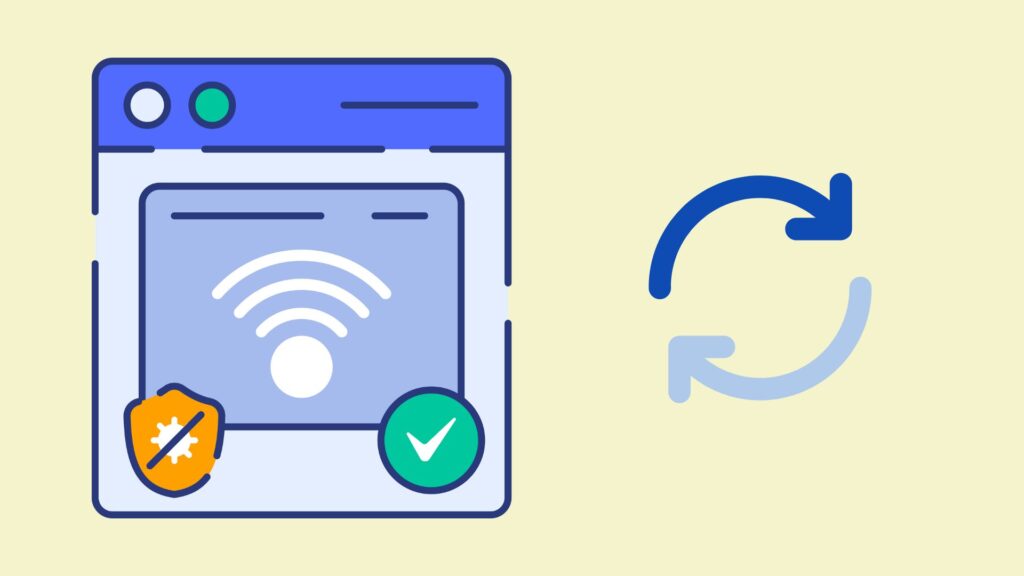 正しい接続と誤った接続を示すチェックマークとバツ印。設定反映のトラブルシューティング。
