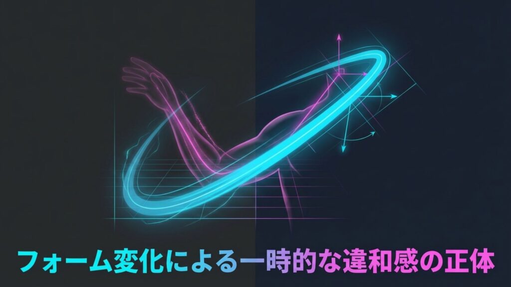 フォーム変化による一時的な違和感の正体と対策