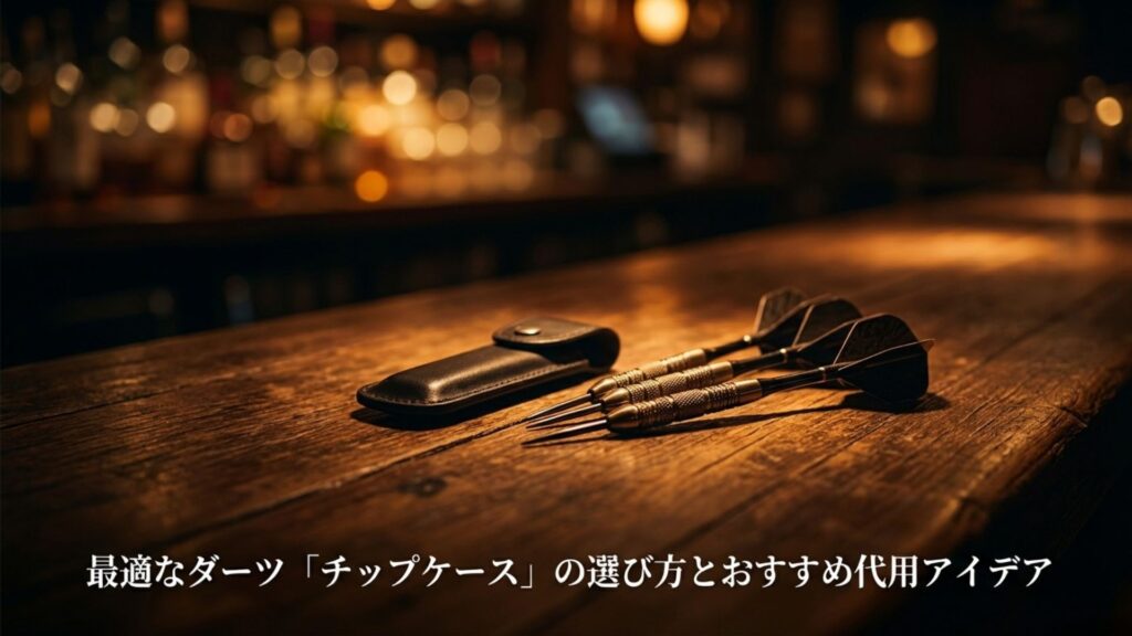 最適なダーツ「チップケース」の選び方とおすすめ代用アイデアのタイトル画像
