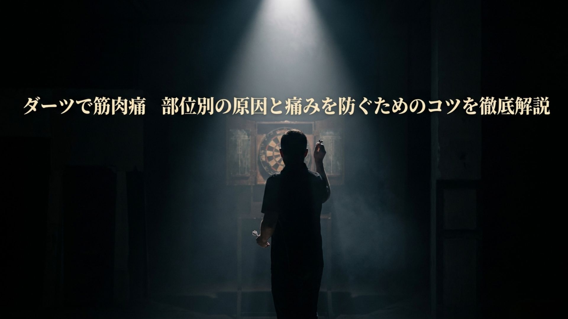 ダーツで筋肉痛？部位別の原因と痛みを防ぐためのコツを徹底解説