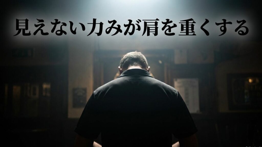 見えない力みが肩を重くする。肩こりや首の痛みの原因