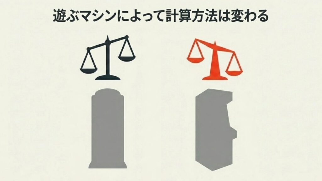 遊ぶマシン（ダーツライブやフェニックス）によってスタッツの計算方法は変わる