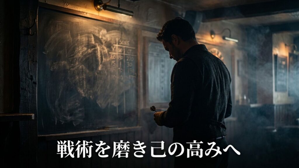 ゼロワン等の戦術を磨き己の高みへ導くダーツのスコアボードと得点表