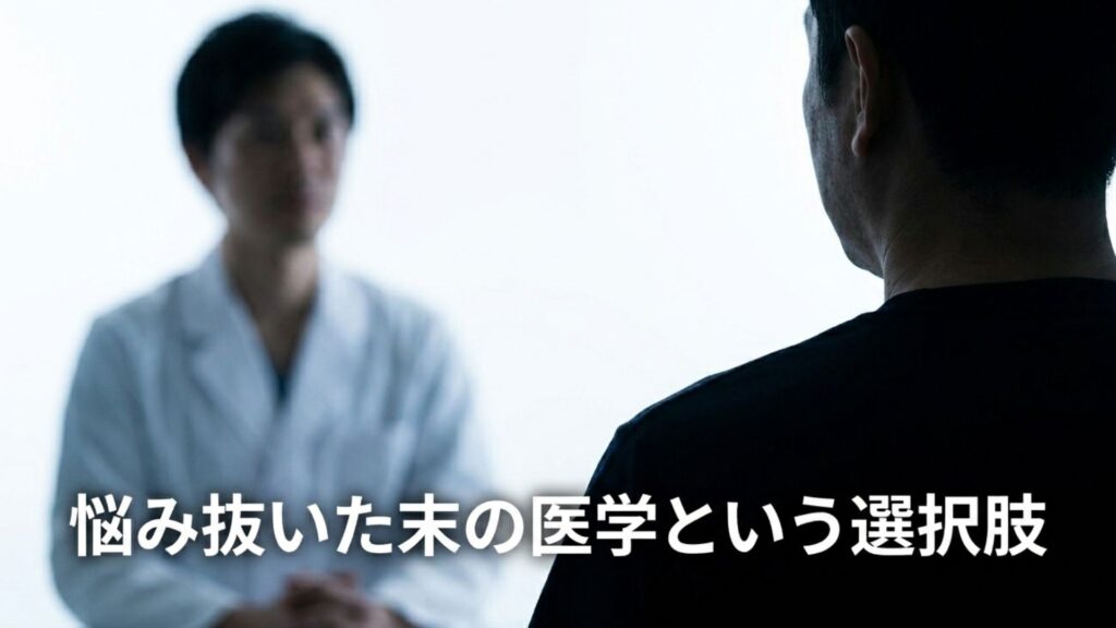 悩み抜いた末の医学という選択肢