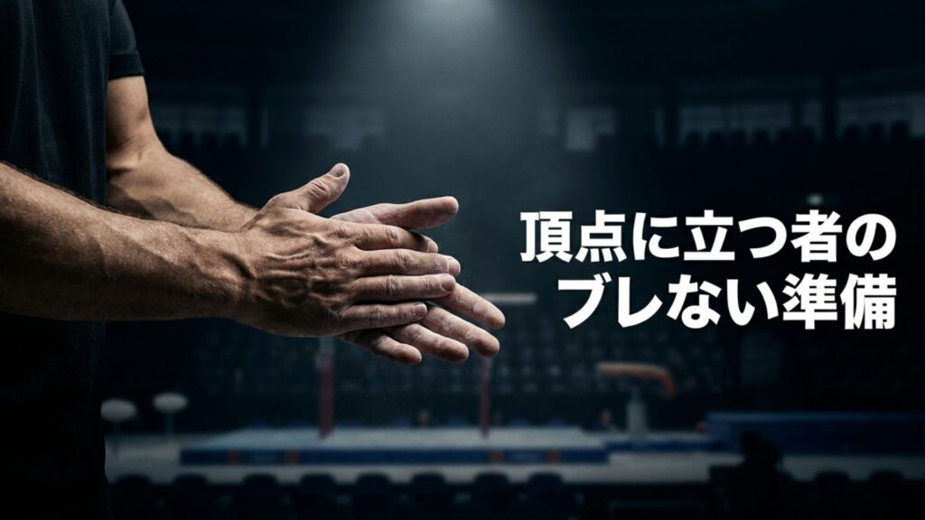 頂点に立つ者のブレない準備