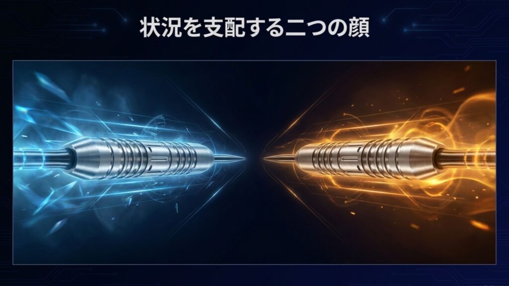状況を支配する二つの顔