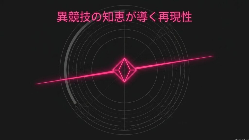 異競技の知恵が導く再現性を示すゴルフ理論とターゲットの図解