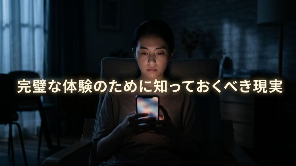 完璧な体験のために知っておくべき現実